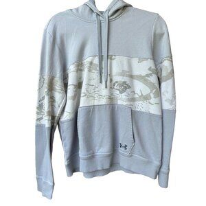 Under Armour Hoodie S‎ Loose Fit Gray Camo Print